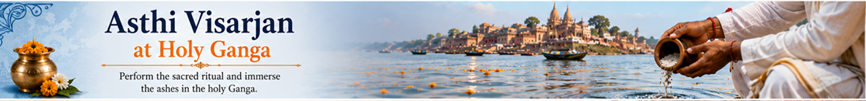 Asthi Visarjan in Varanasi